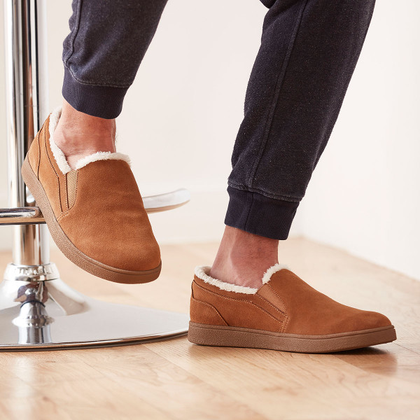 No. 18 Slipper Smooth Toe in Camel